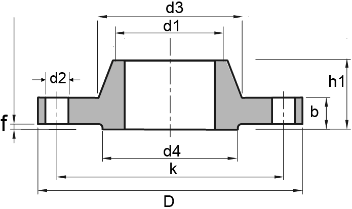 DIN2566 PN10/PN16 Threaded Flange